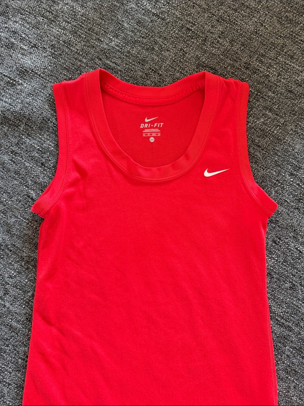 Nike Red Women's Dri-FIT Athletic Tank Top - Picture 2 of 14
